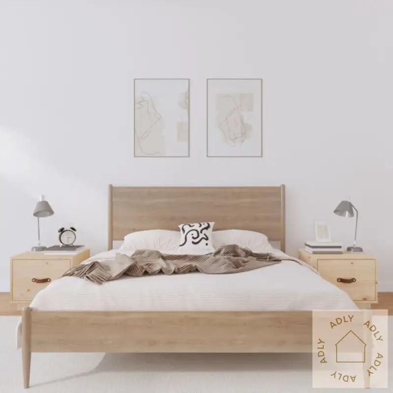 Nattbord 2 Stk 40X34X35 Cm Heltre Furu