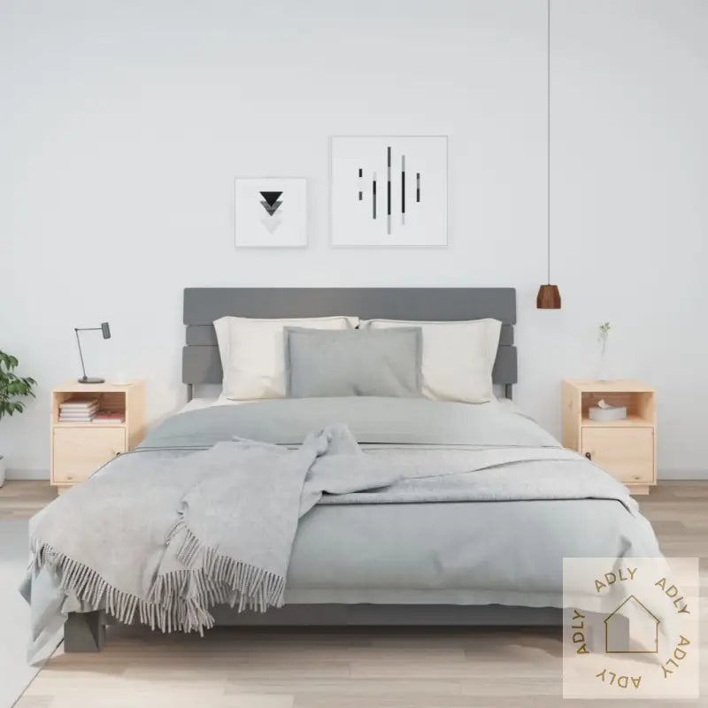 Nattbord 2 Stk 40X34X55 Cm Heltre Furu