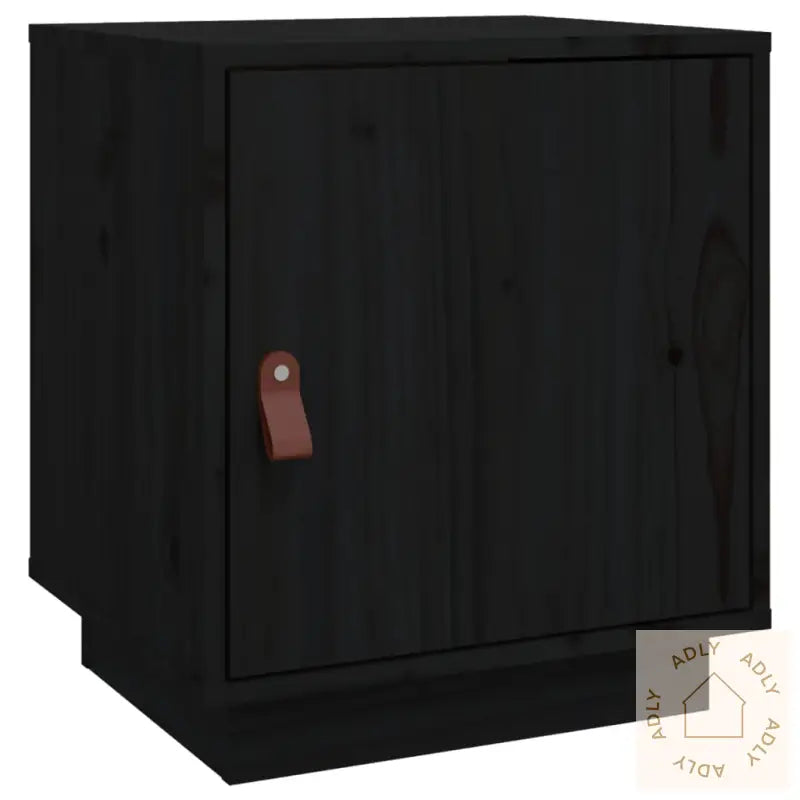 Nattbord Svart 40X34X45 Heltre Furu