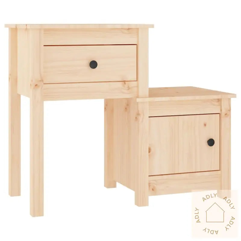 Nattbord 79,5X38X65,5 Cm Heltre Furu