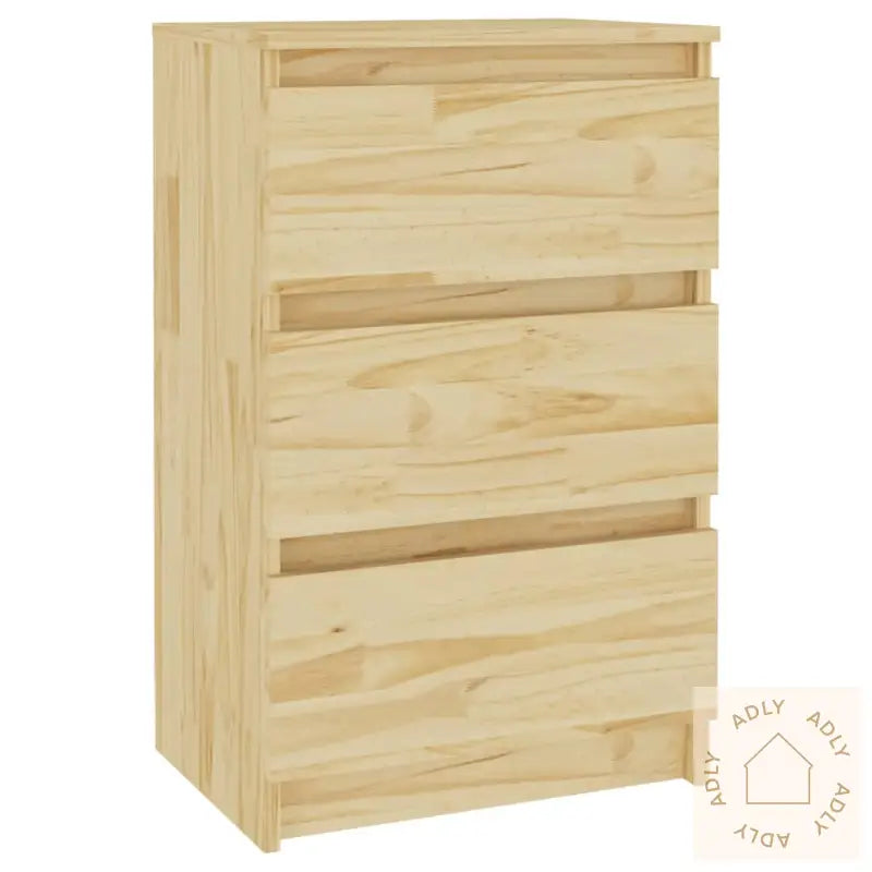 Nattbord 40X29,5X64 Cm Heltre Furu