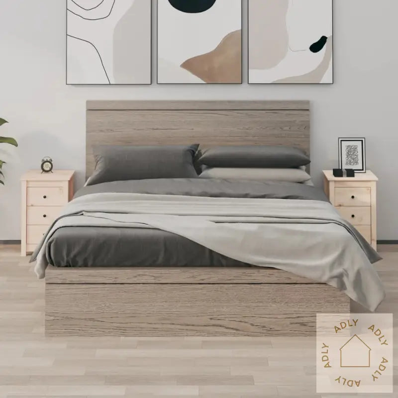 Nattbord 2 Stk 40X35X61,5 Cm Heltre Furu