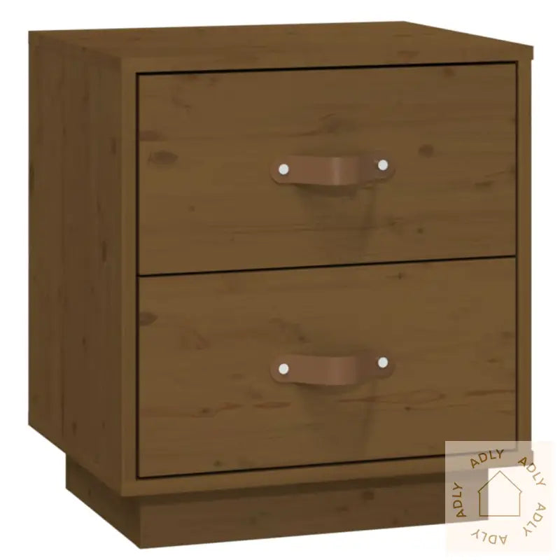 Nattbord Honningbrun 40X34X45 Cm Heltre Furu