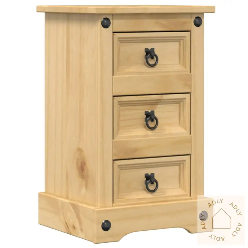 Nattbord Corona 35X32,5X58 Cm Heltre Furu