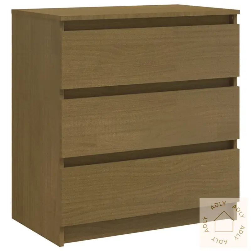 Nattbord Honningbrun 60X36X64 Cm Heltre Furu