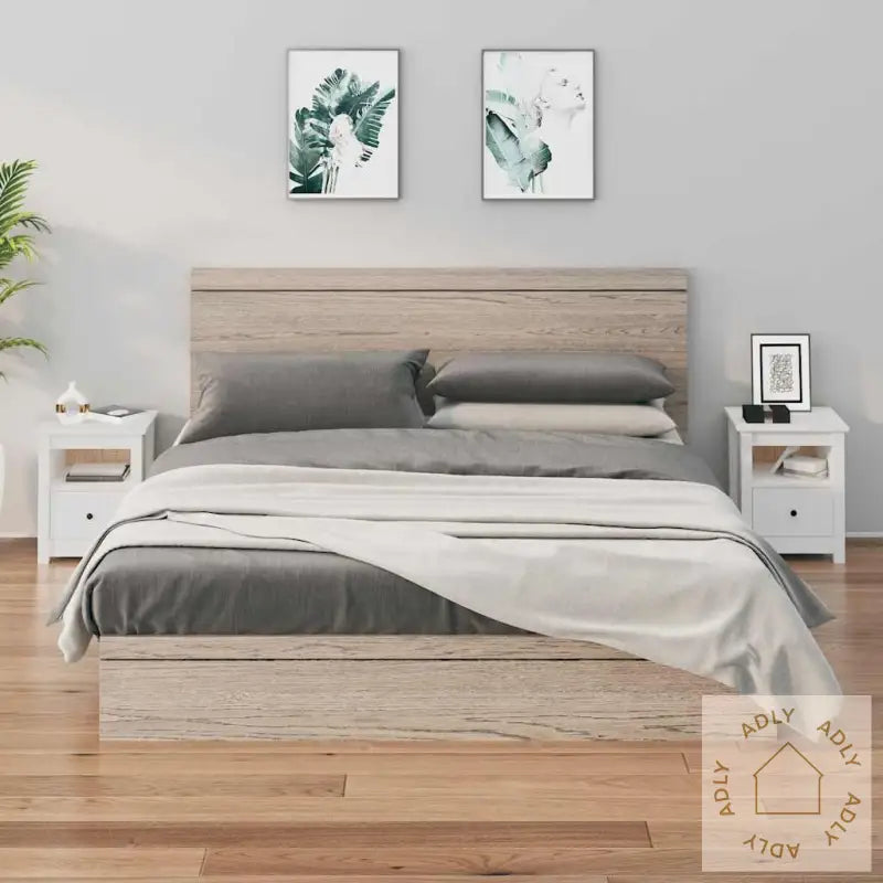 Nattbord 2 Stk Hvit 40X35X49 Cm Heltre Furu