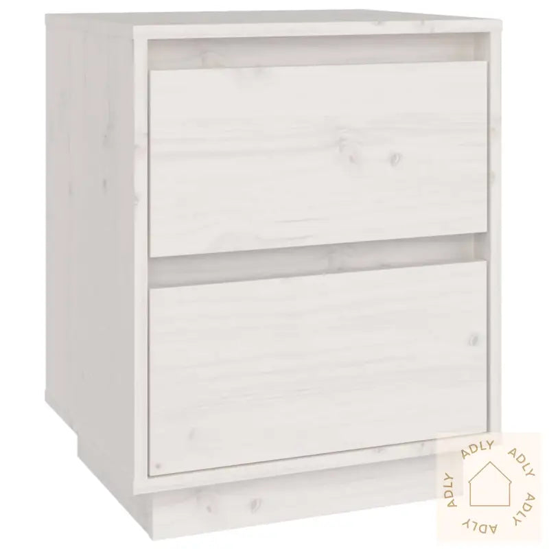 Nattbord Hvit 40X35X50 Heltre Furu