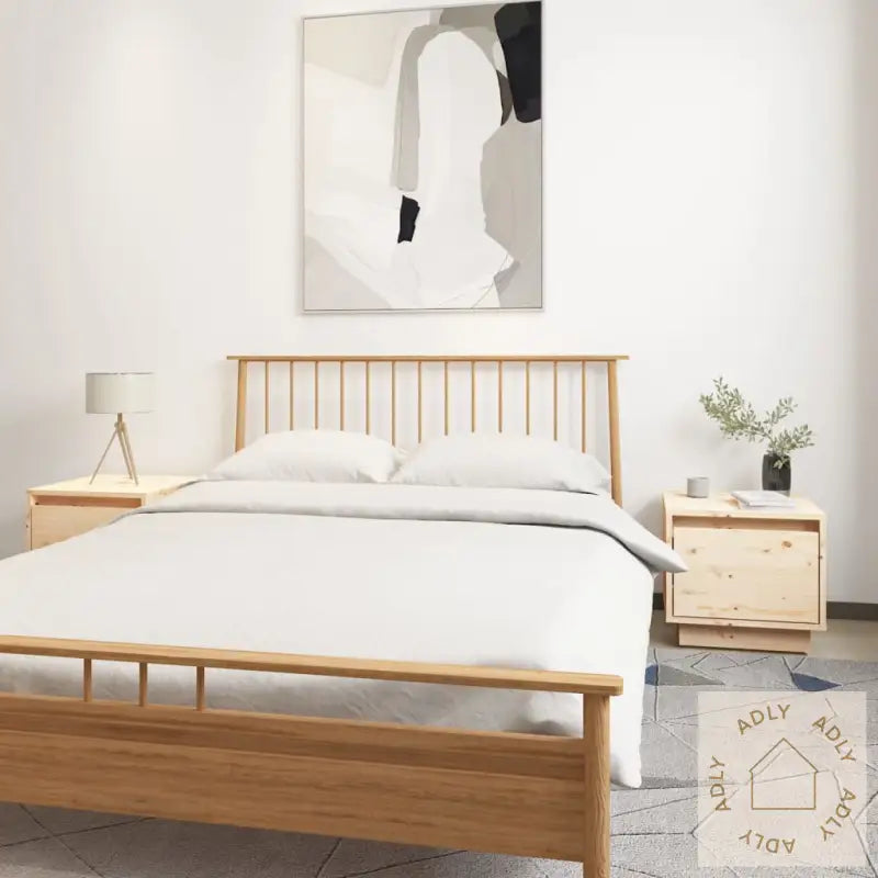 Nattbord 2 Stk 35X34X32 Cm Heltre Furu
