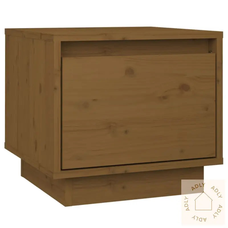 Nattbord Honningbrun 35X34X32 Cm Heltre Furu
