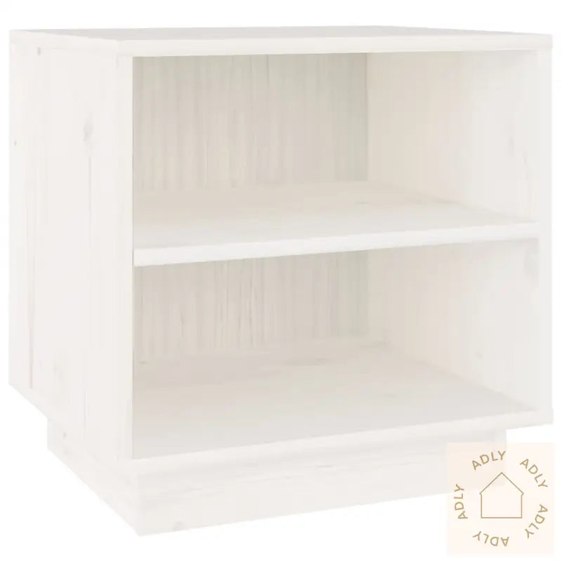 Nattbord 40X34X40 Cm Heltre Furu Hvit