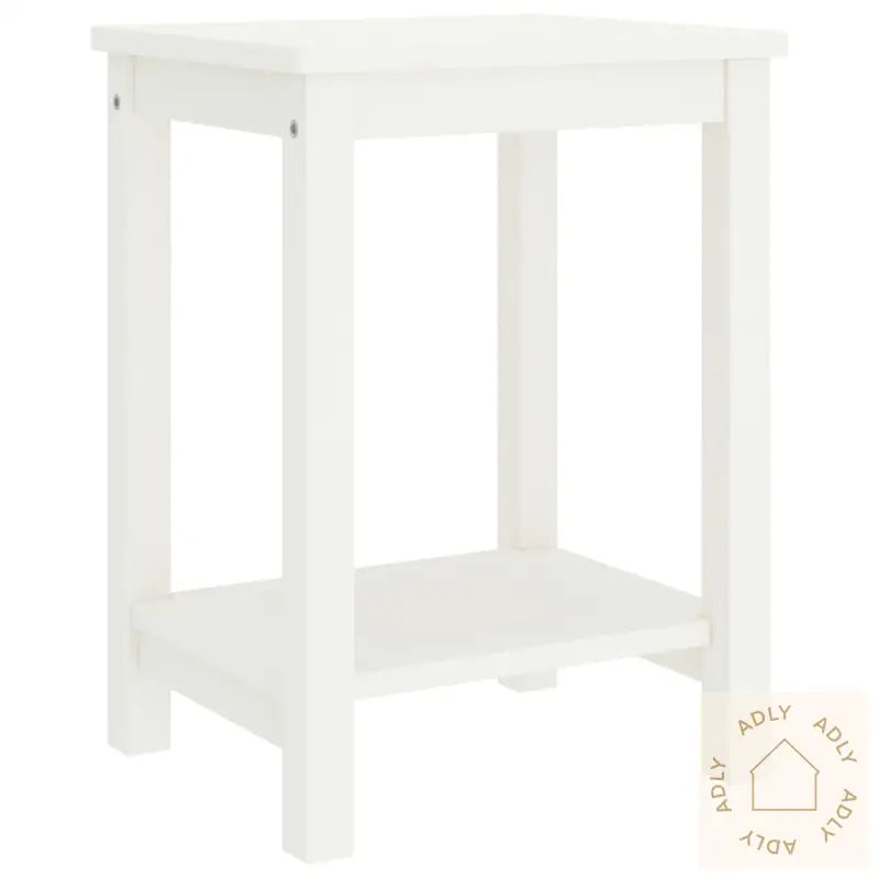 Nattbord Hvit 35X30X47 Cm Heltre Furu