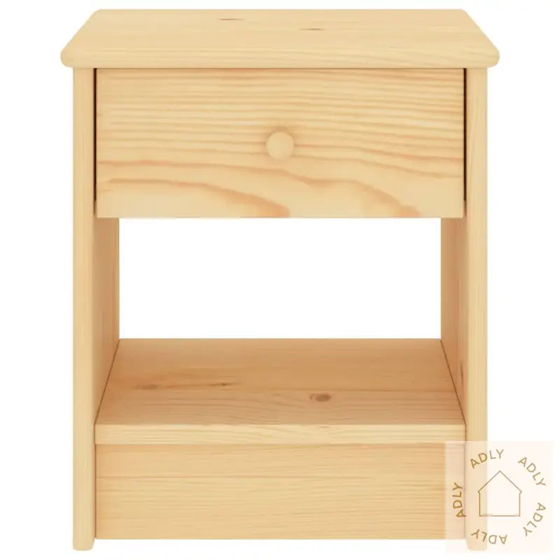 Nattbord Naturell 35X30X40 Cm Heltre Furu