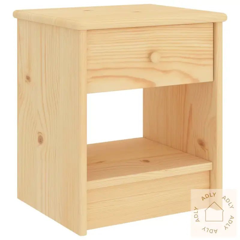 Nattbord Naturell 35X30X40 Cm Heltre Furu