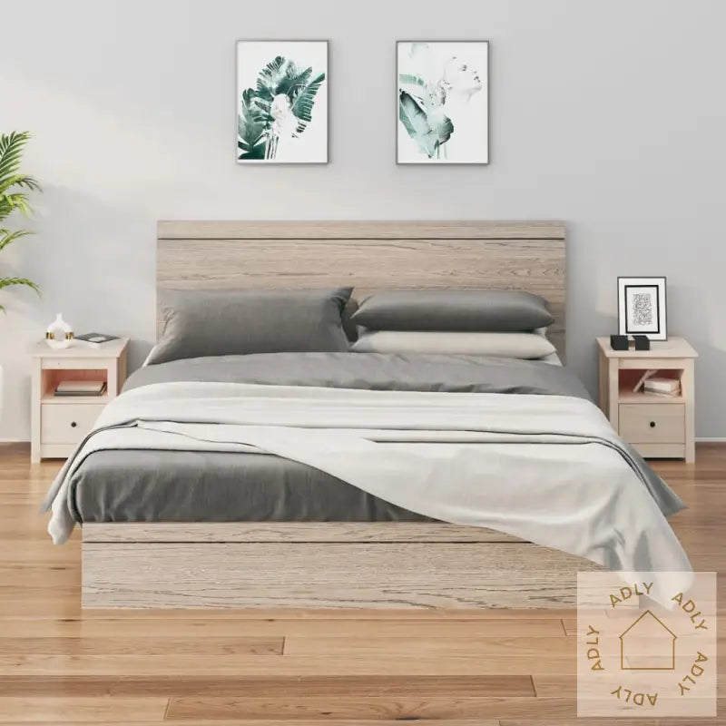 Nattbord 2 Stk 40X35X49 Cm Heltre Furu