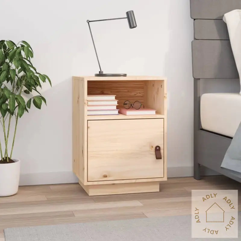 Nattbord 40X34X55 Cm Heltre Furu