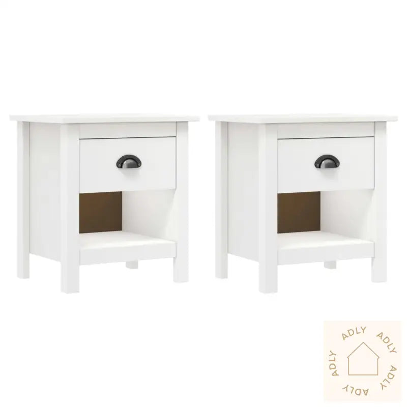 Nattbord 2 Stk Hill 46X35X49,5 Cm Heltre Furu