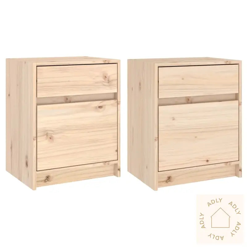 Nattbord 2 Stk 40X31X50 Cm Heltre Furu