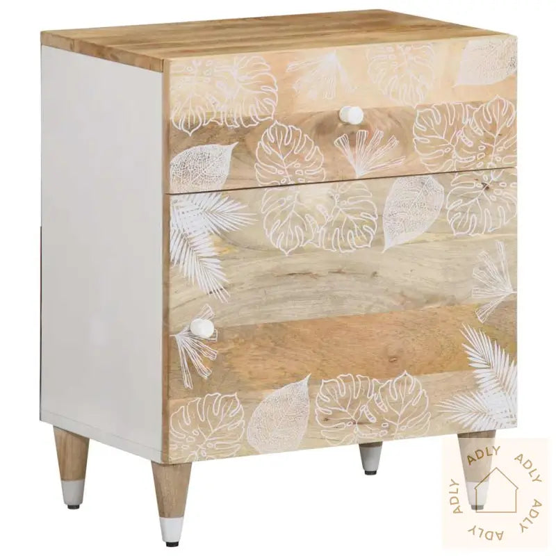 Nattbord 50X33X60 Cm Heltre Mango