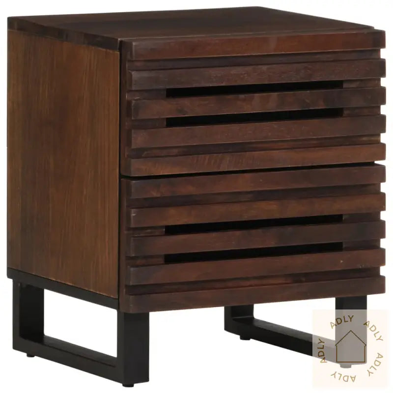 Nattbord 2 Stk 40X34X46 Cm Heltre Mango