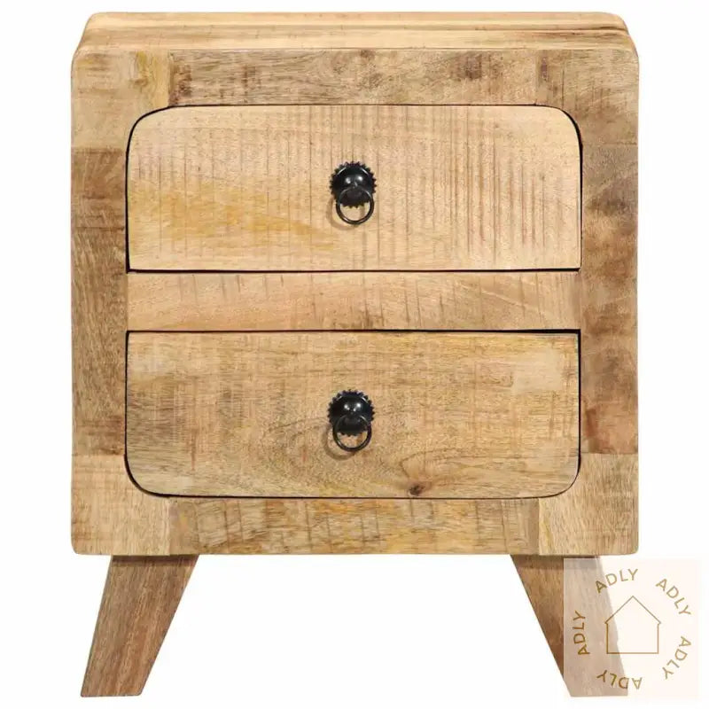 Nattskap 2 Stk 40X32X46 Cm Grovt Heltre Mangotre