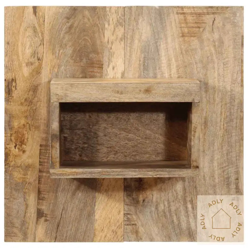 Nattbord 50X27X50 Cm Grovt Heltre Mangotre