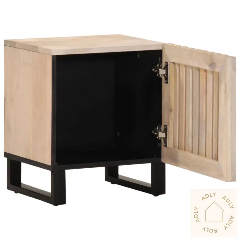 Nattbord 40X34X46 Cm Heltre Bleket Mango