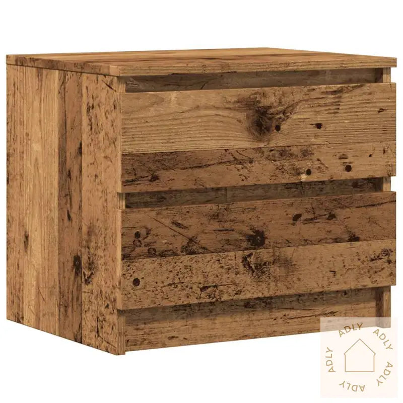 Nattbord Gammelt Tre 50X40X43.5 Cm Konstruert Tre