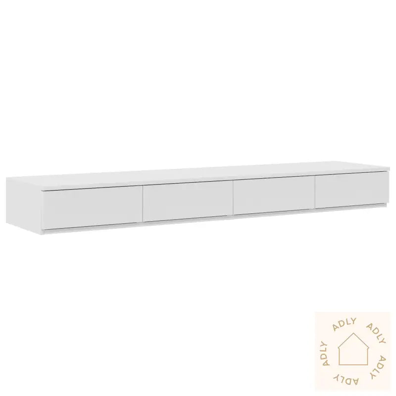 Bedskuffer Hvit 140X36,5X16,5 Cm Konstruert Tre