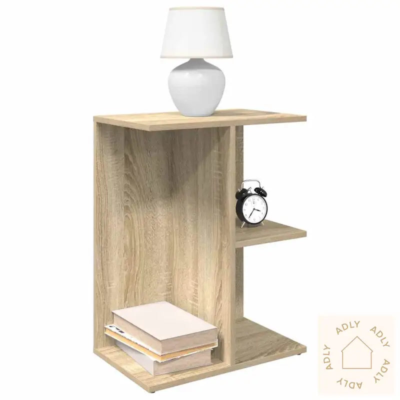 Nattbord Sonoma Eik 46,5X29X61 Cm Konstruert Tre