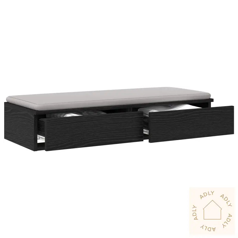 Sengekurver Sort 75X36,5X16,5 Cm Laget Av Tre