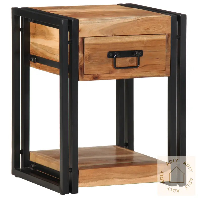 Nattbord 40X35X50 Cm Solid Akasietre