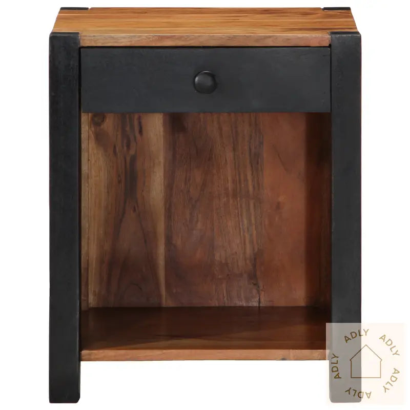 Nattbordskap 40X35X50 Cm Solid Tre Akasie