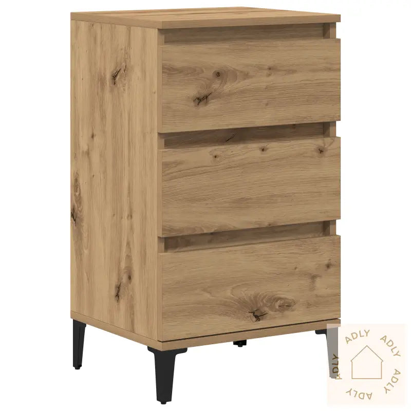 Nattbord Artisan Eik 40X35X70 Cm Konstruert Tre