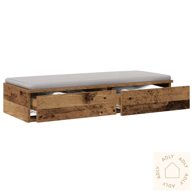 Skuffe I Gammelt Tre 90X36,5X16,5 Cm Laget Av Tre