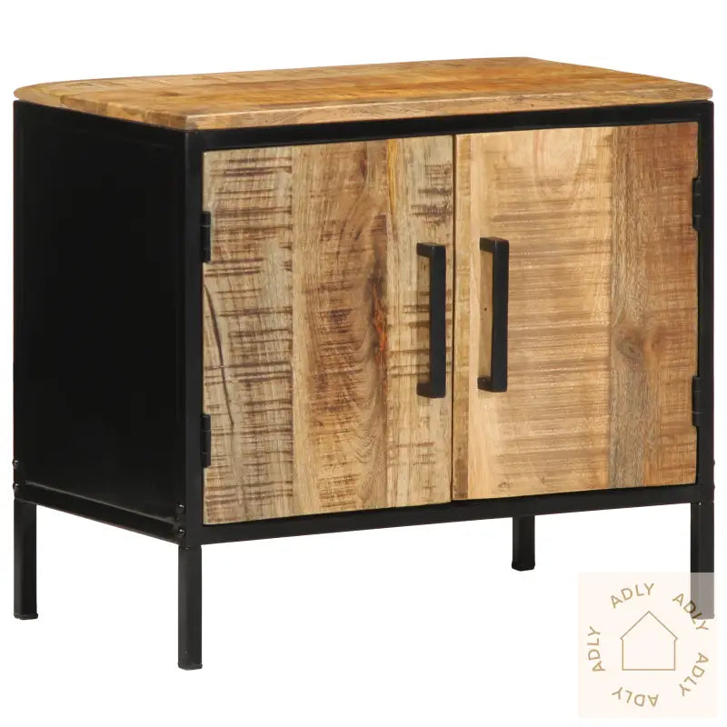 Nattbord 50X30X45 Cm Solid Tre Grovt Mangotre