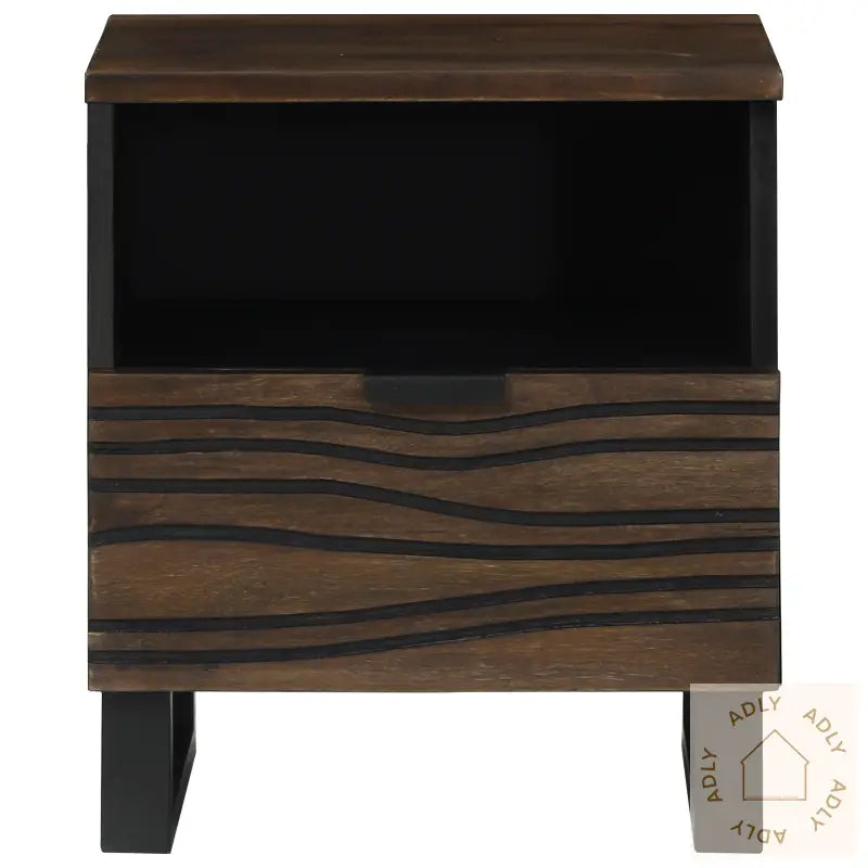Nattbord 40X33X46 Cm Massivt Tre