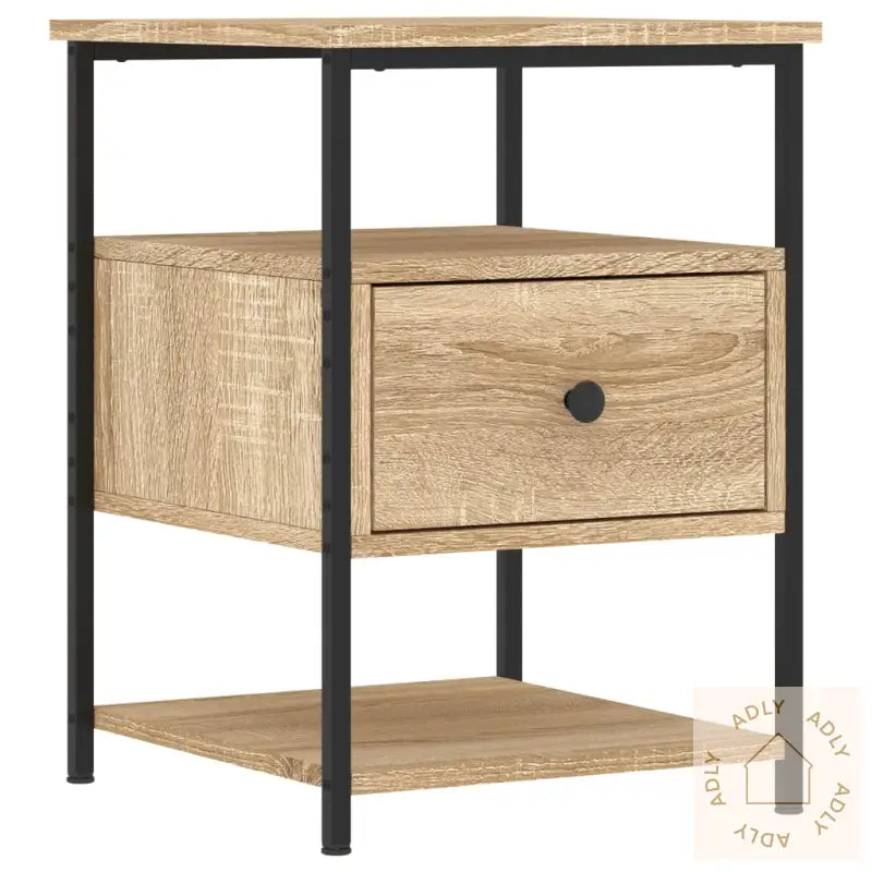Nattbord Sonoma Eik 40X42X56 Cm Konstruert Tre