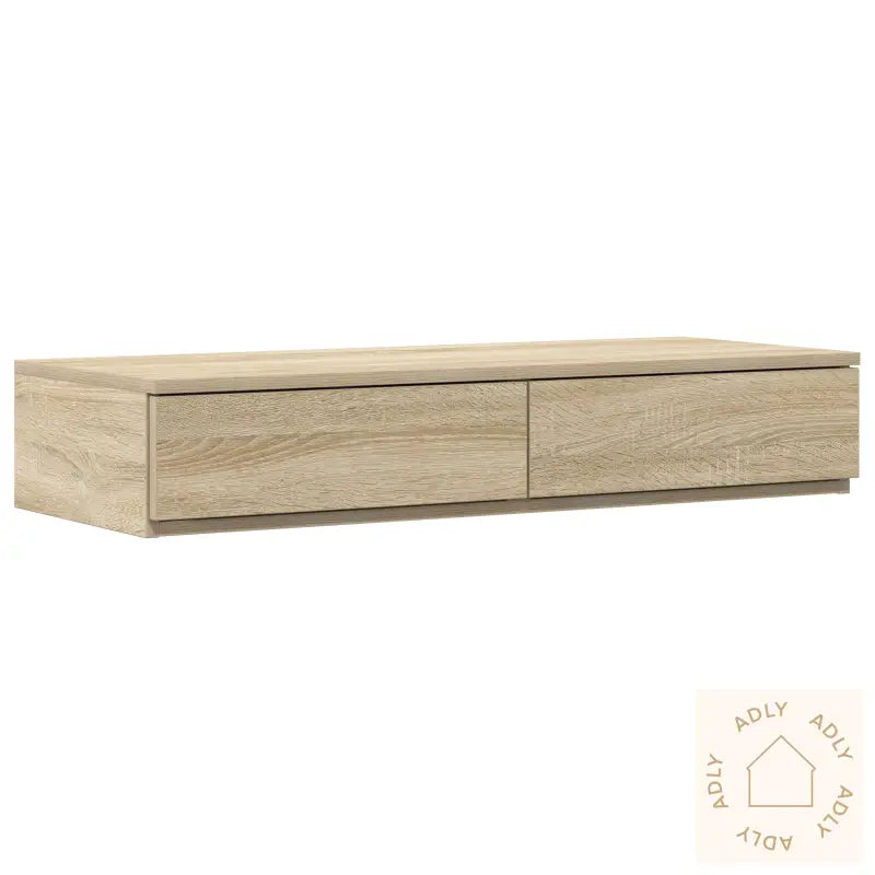 Sengeskuffer I Sonoma Eik 100X36,5X16,5 Cm, Laget Av Konstruert Tre