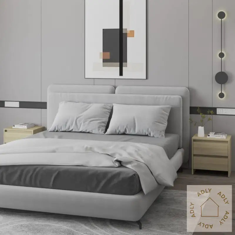 Nattbord 2 Stk Sonoma Eik 45X34,5X44,5 Cm Konstruert Tre