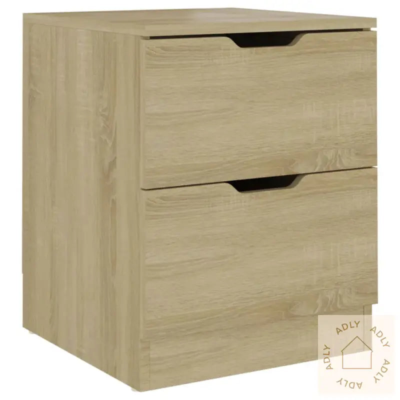 Nattbord Sonoma Eik 40X40X50 Cm Konstruert Tre
