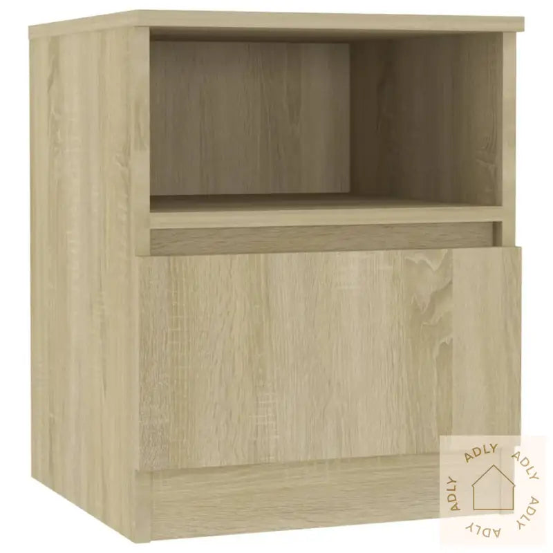 Nattbord Sonoma Eik 40X40X50 Cm Konstruert Tre