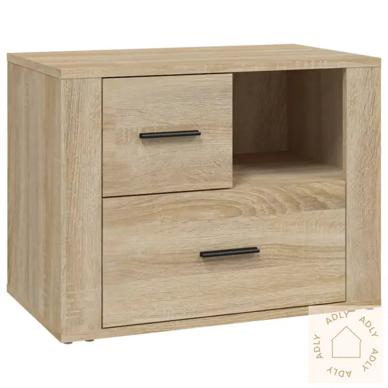 Nattbord Sonoma Eik 60X36X45 Cm Konstruert Tre