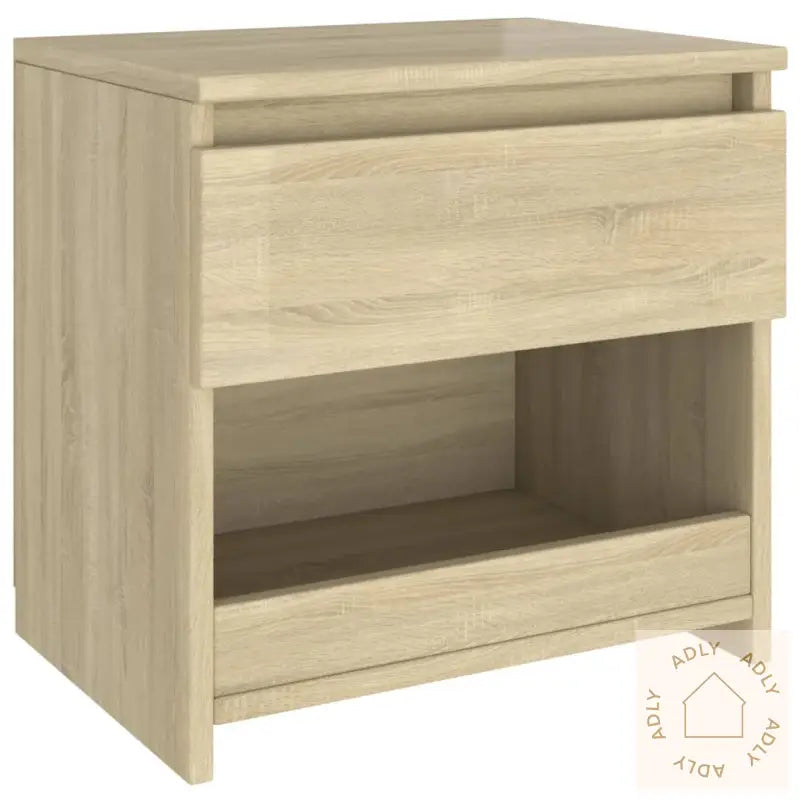 Nattbord Sonoma Eik 40X30X39 Cm Konstruert Tre