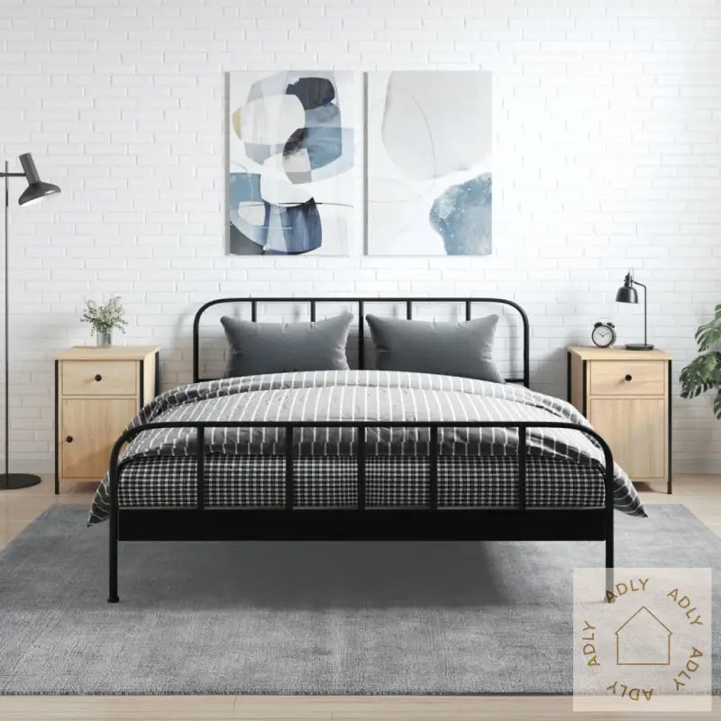 Nattbord 2 Stk Sonoma Eik 40X42X60 Cm Konstruert Tre