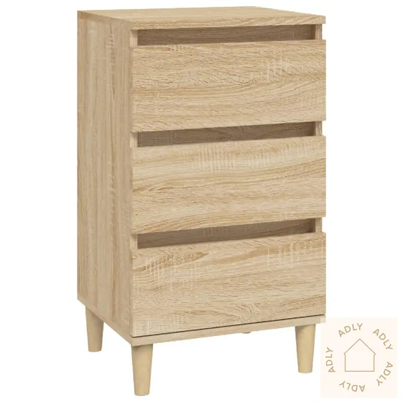 Nattbord Sonoma Eik 40X35X70 Cm Konstruert Tre
