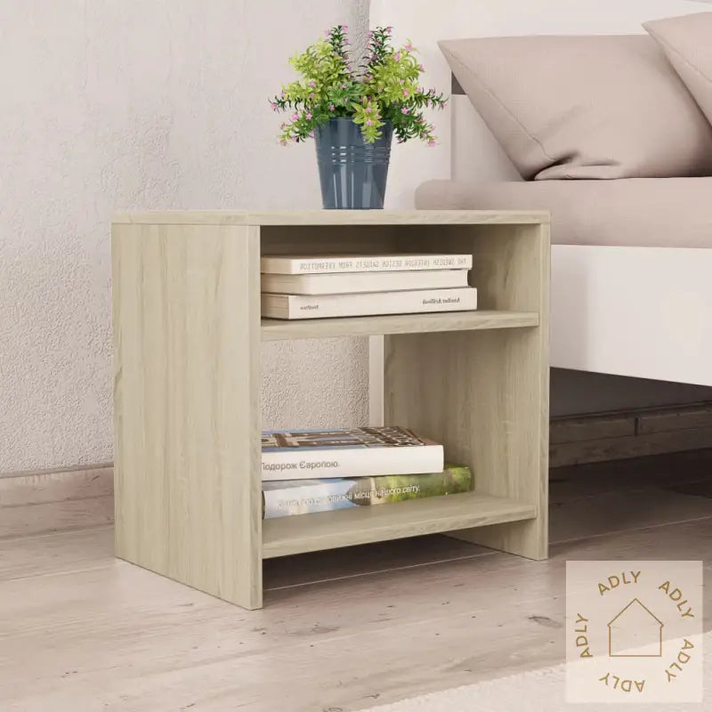 Nattbord Sonoma Eik 40X30X40 Cm Konstruert Tre
