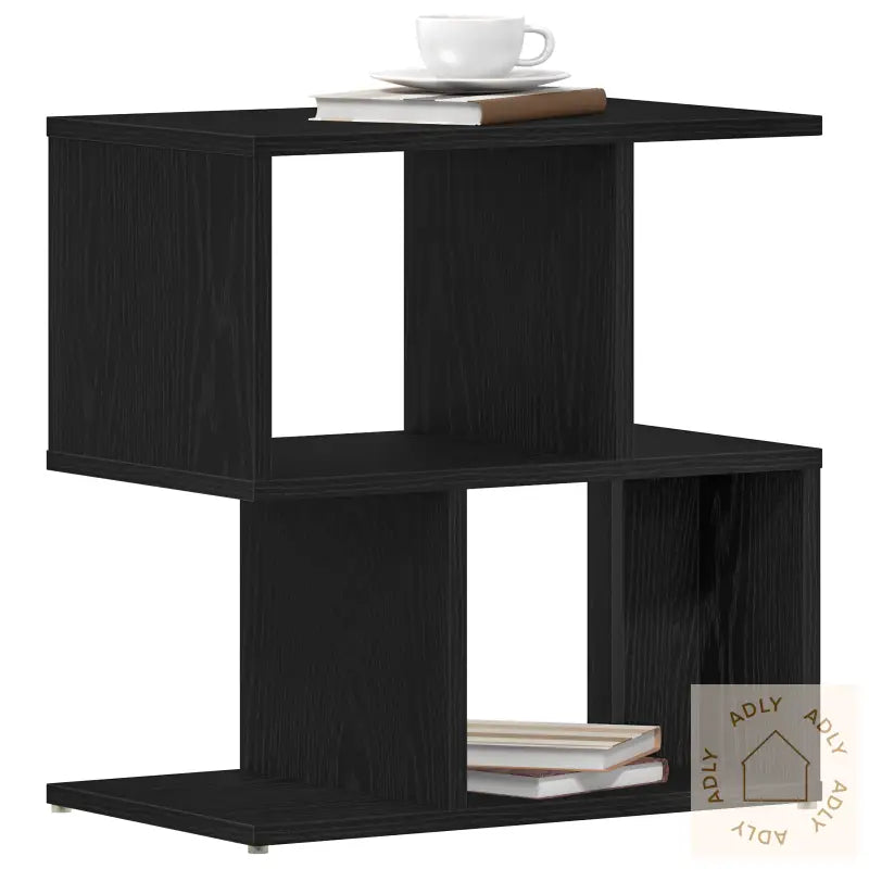 Nattbord Svart Eik 50X30X51,5 Cm Konstruert Tre
