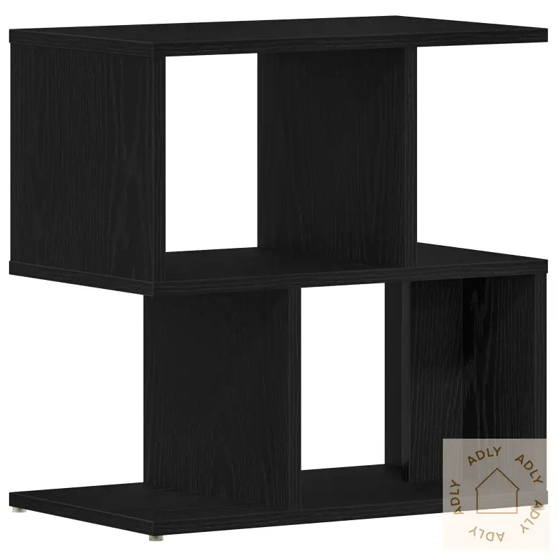 Nattbord Svart Eik 50X30X51,5 Cm Konstruert Tre