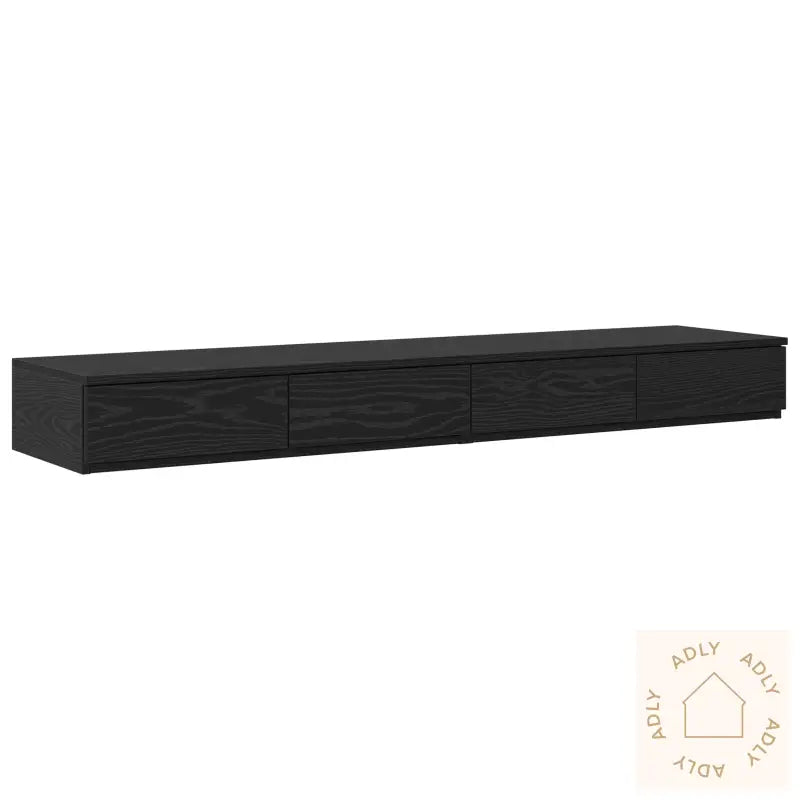 Sengekurver Svart 135X36,5X16,5 Cm Laget Av Tre