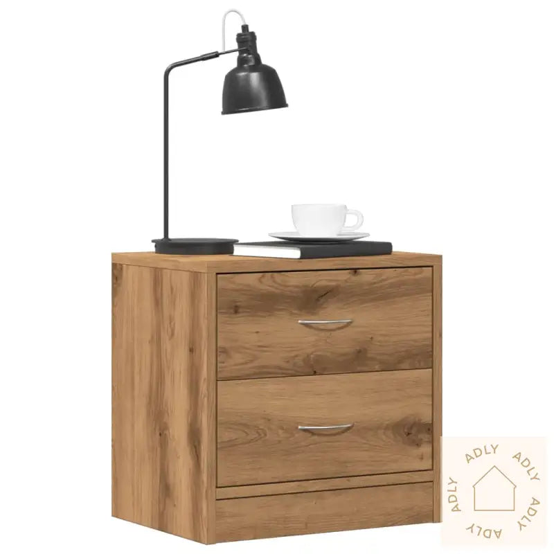 Nattbord 2 Stk Artisan Eik 40X30X40 Cm Konstruert Tre